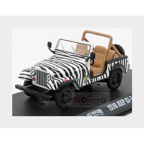 1:43 Greenlight Jeep Cj-7 1976 When Nature Calls Ace Ventura 1995 GREEN86574 Mod - Picture 2 of 2