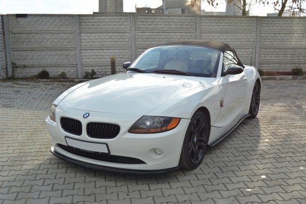 Cup Spoilerlippe Schwarz FüR BMW Z4 E85 Lippe Spoiler Diffusor Schwert M Paket M-image