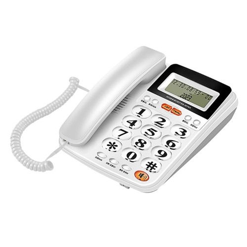 Corded Landline Phone Office and Hotel Room Telephone With Call Identification - Zdjęcie 2 z 10