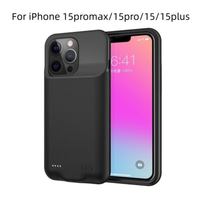 Iphone 15 Pro Max Charging Case QTshine Battery Case For IPhone