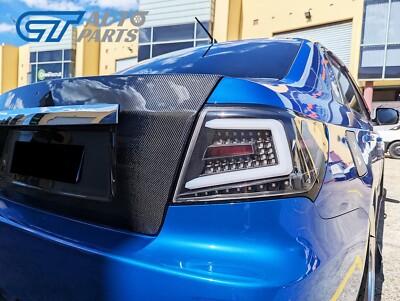 Spec D Black LED Taillights Dynamic Signal for 08-13 Subaru