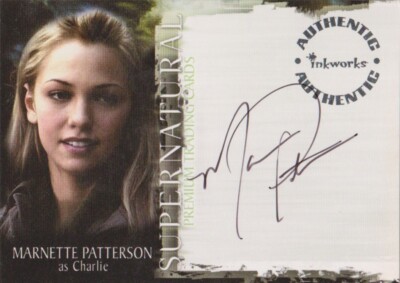 2006 SUPERNATURAL SEASON ONE MARNETTE PATTERSON AS CHARLIE AUTOGRAPH CARD A6