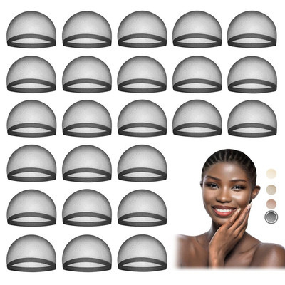Transparent Haarnetz Für Perücken, HD Wig Cap for Lace Wigs, Schwarz Perückenkap