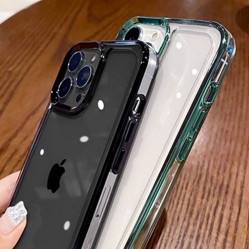 For iPhone 15 14 13 12 Pro Max 11 Shockproof Soft Bumper Clear Phone Case Cover - Picture 4 of 17