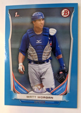 2014 BOWMAN DRAFT PAPER 1ST BOWMAN BLUE MATT MORGAN 107/399