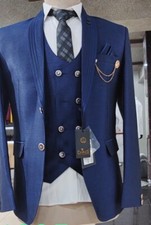 Men's Tuxedo - 5PCS - Formal Suit Waistcoat, Tie, Shirt