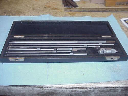 Inside Micrometer Set With Case 2”-12” Craftsman Made in USA