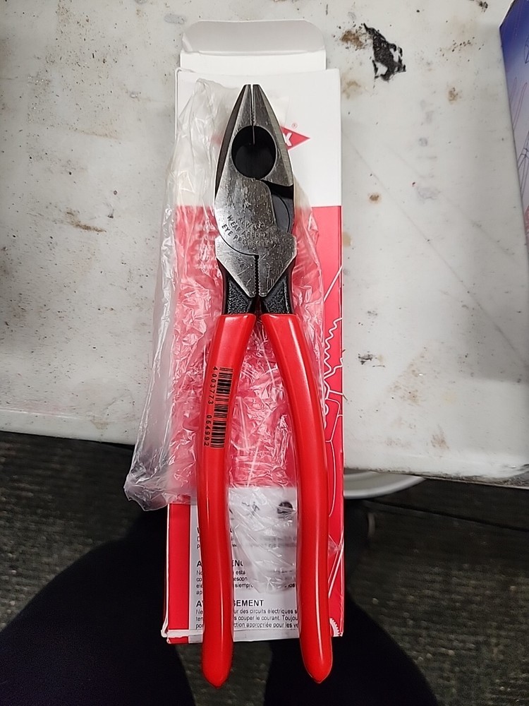 Knipex 9-Inch High Leverage New England Style Lineman Pliers 0901240  