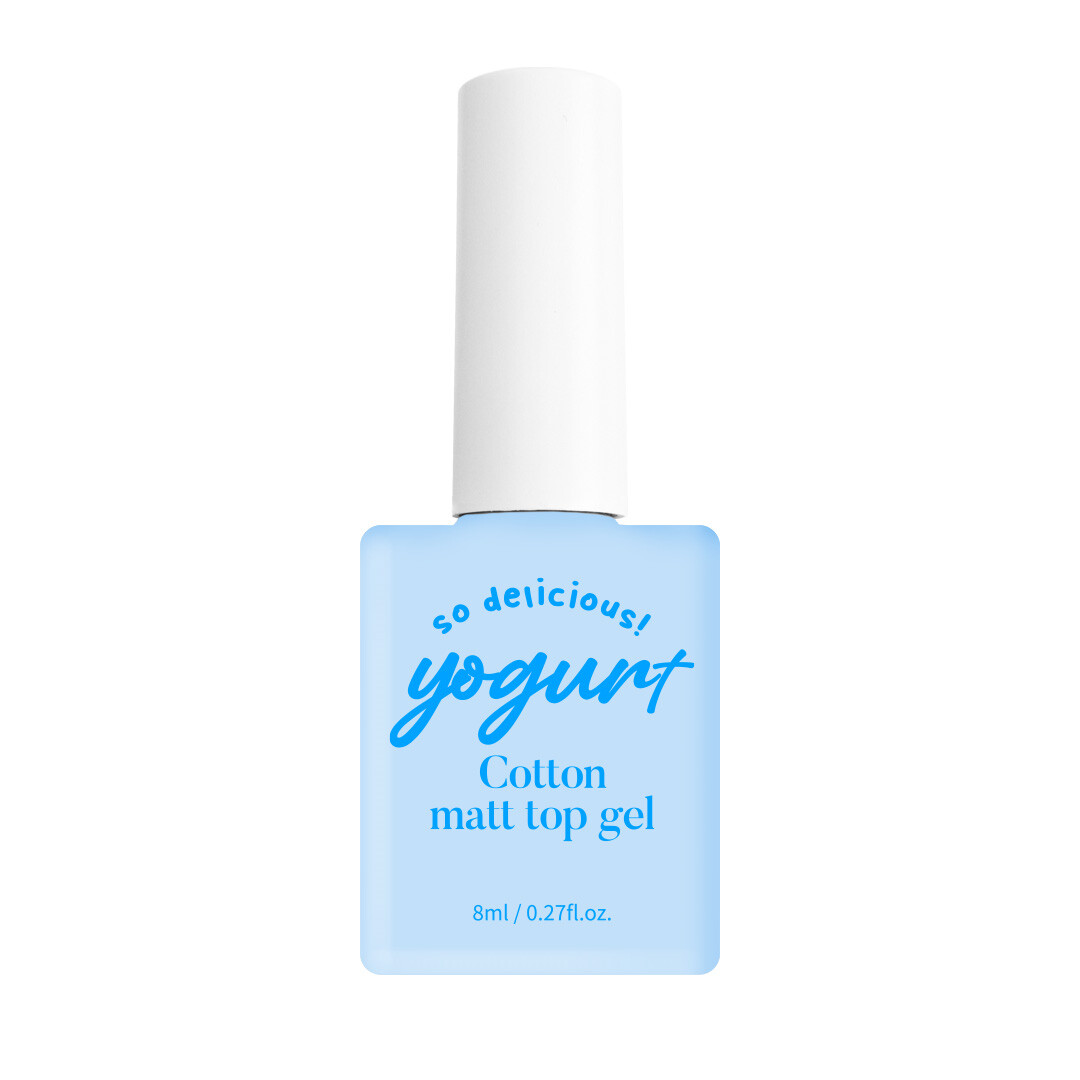 YOGURT NAIL Cotton Matt Top Gel 8mL