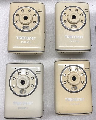 4x IP cameras TRENDnet TV-IP312