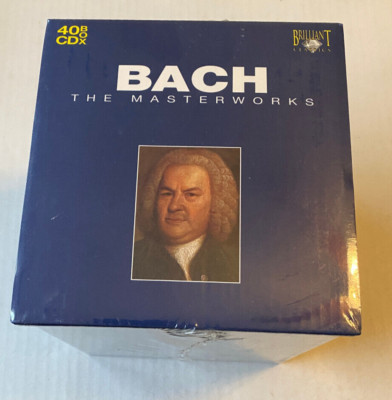 Bach the Masterworks 40 CD Boxed Set 1685-1750 Brandenburg Orchestral Choir