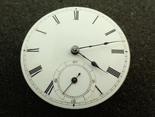VINTAGE 18 SIZE AM. WALTHAM "BROADWAY" POCKET WATCH MOVEMENT - NOT RUNNING