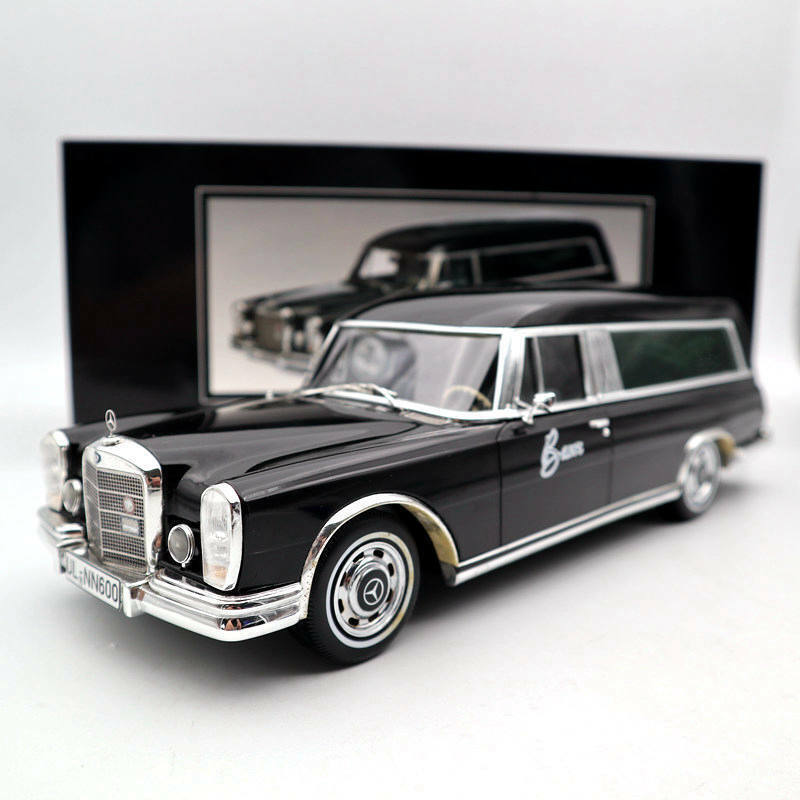 SCHUCO 1/18 Mercedes-Benz 600 HEARSE FUNERAL CAR 1965 CARRO