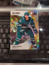 2023-24 Upper Deck Allure Hockey Logan Couture-  YELLOW TAXI ICE SP SHARKS
