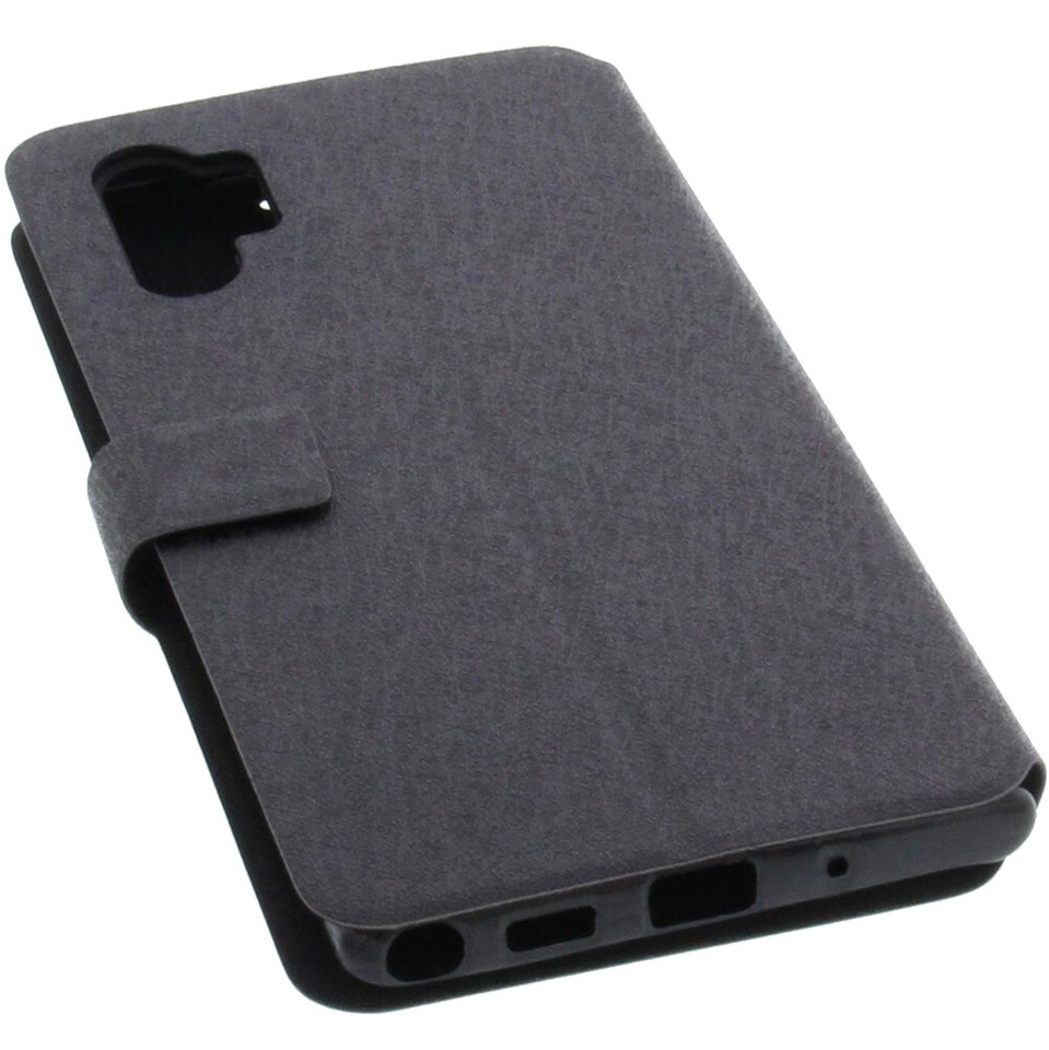 Universel Custodia Club Per Cellulare, Taglia Media, Fodero In Similpelle Con Disegno Floreale Nero, Orizzontale - 2