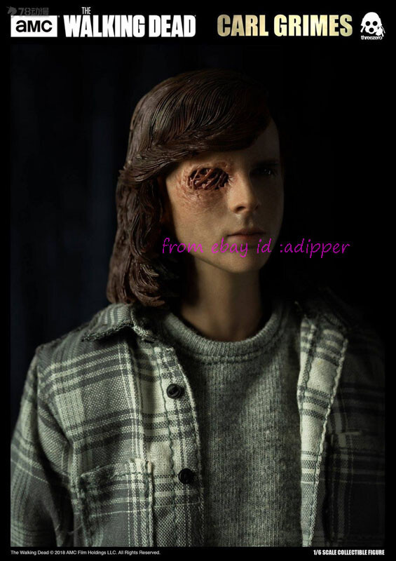 Threezero 3a 1/6 The Walking Dead Carl Grimes Action Figure Deluxe