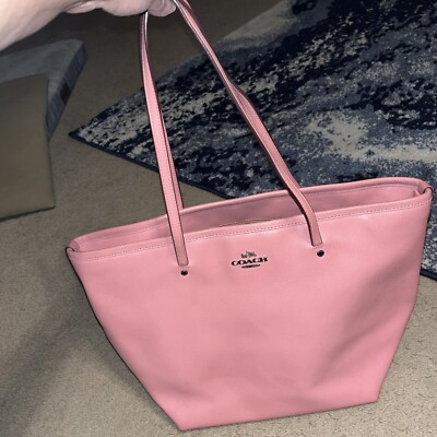 バッグ Vintage Coach Pink Leather Purse Handbag s-l1600.jpg