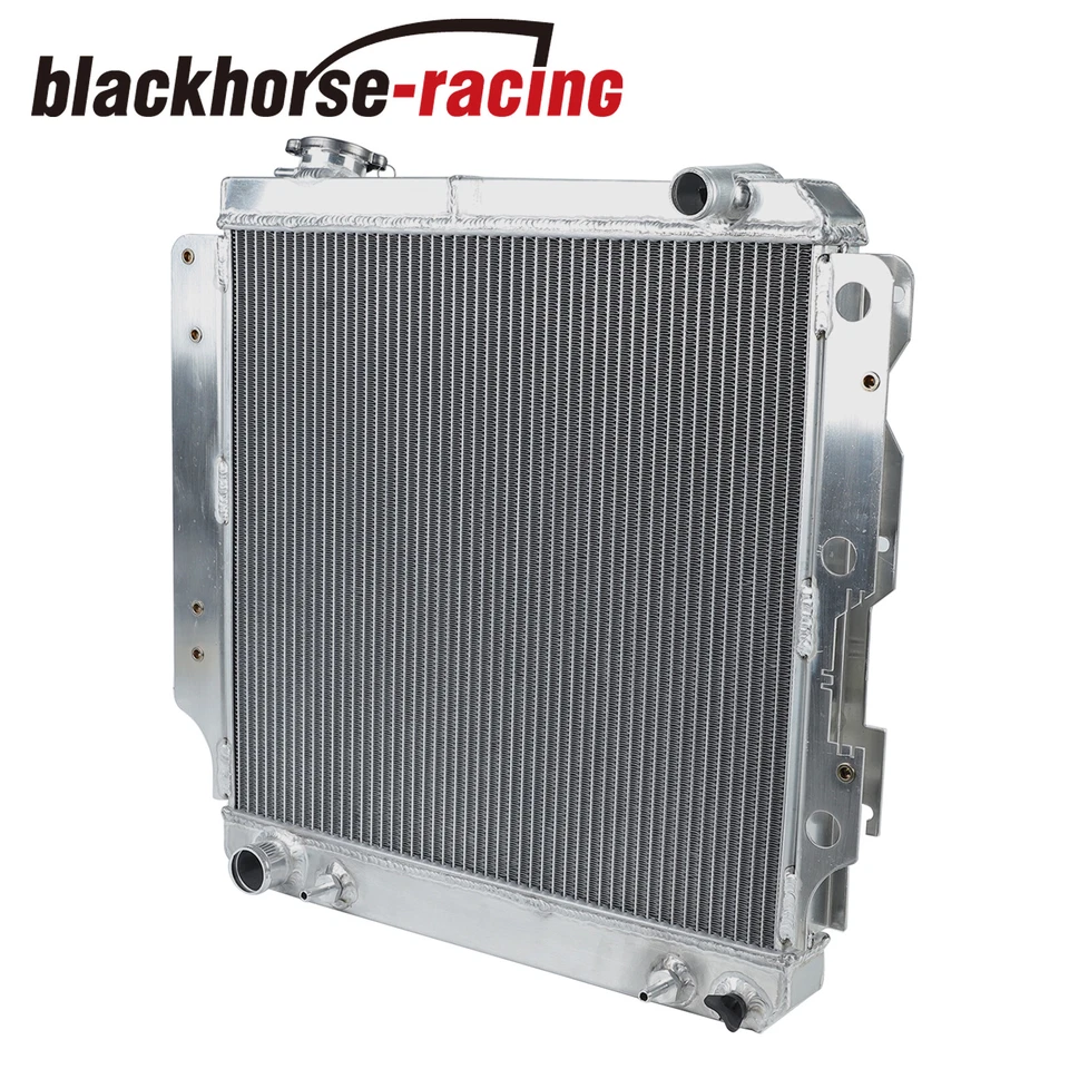 Radiador de refrigeración completo de aluminio para carreras de 3 filas para Jeep Wrangler TJ YJ 1987-2006 Foto 4 de 4