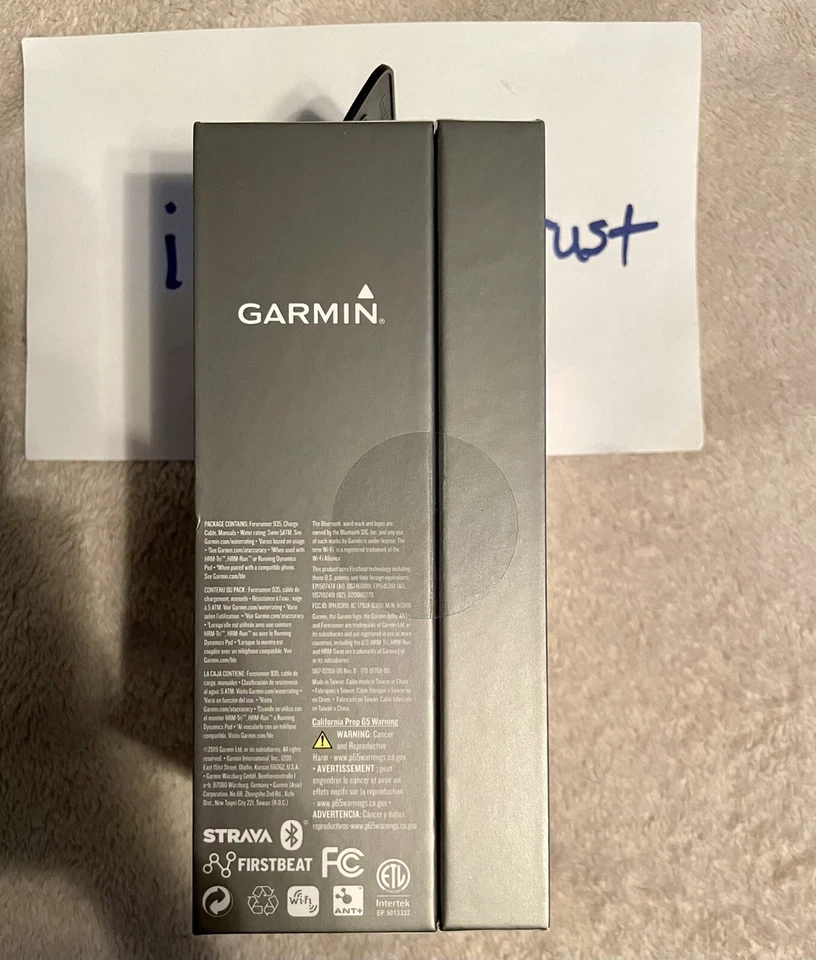 Garmin Forerunner 935 GPS Watch - Black SEALED IN HAND FAST FREE SHIP! - Image 4 of 4