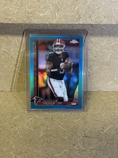 2025 Topps Chrome Teal Serial Numbered /199 Michael Penix Jr. #15 Falcons NFL