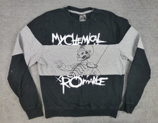 My Chemical Romance MCR 2016 Black Gray Graphic Crewneck Sweatshirt Size Medium
