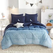 Bed in A Bag Queen Comforter Set with Sheets - 7 Pieces Queen Teen Comforter ...