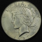 1927 S Peace Silver Dollar $1 (Gorgeous MS CH BU+++) — photo 2
