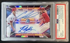 2024 Bowman Draft Rhett Lowder Chase Burns Prospect Dual Auto #/99 Reds PSA 9
