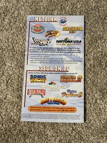 Sega Saturn A World of Games Promotional Catalog/Flyer. Very Rare Excellent