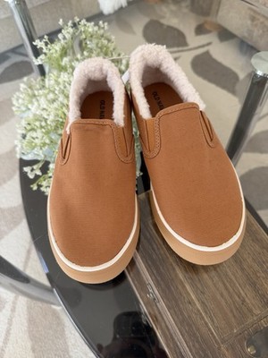 NWT Old Navy Boy Kid Caramel Slip On Shoes Size 3