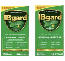 2 Boxes IBgard Irritable Bowel Syndrome IBS Relief 48x2 96 ct Exp 11/2027