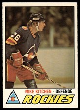 1977-78 O-Pee-Chee VTG OPC Rookie Mike Kitchen Rookie Colorado Rockies #267