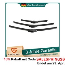 Scheibenwischer Wischerblätter Passend für VW Golf IV 1J1 1997-2005 Schwarz