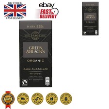 Image of Green & Black's Organic Dark Chocolate, 85% Cocoa, 90 g (Pack of 1)