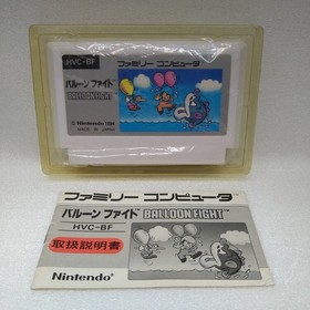 [FC] Famicom Software/Balloon Fight [Box and instructions ] Management No.