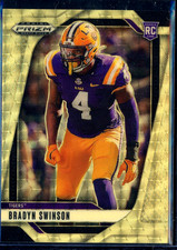 2025 Panini Prizm Draft Picks #52 Bradyn Swinson GOLD VINYL Superfractor #1/1 RC