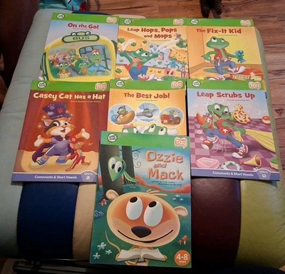 7 LEAP FROG TAG LESESYSTEM BÜCHER OZZY MACK CASEY LEAP SCHÖNER ZUSTAND
