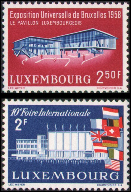Luxembourg #332-333 MNH Set of 2 stamps