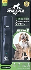 Lopsic S5 PRO UPGRADED Dog/Cat 2 In 1 Nail Grinder & Trimmer Kit