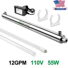 Whole House UV Water Filter System 12 GPM, 55...