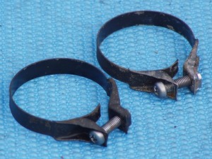 71-76 Honda CB550 CB500 K & F air cleaner connecting tube bands 44