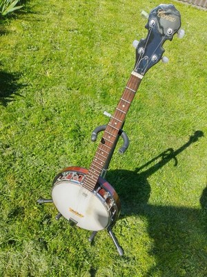 Bluegrass Banjo, 5-string,  Country, spielbereit, hervorragend eingerichtet