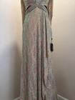 Mac Duggal 27050 Gold Multi Sequin Gown Open Back Cutout Formal Dress 14 NWT — photo 3