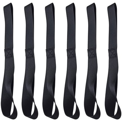 6 Pack Soft Loop Tie Down Straps Loops for Securing ATV UTV Motorcycles