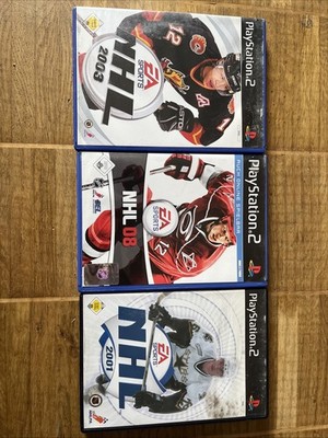 Playstation 2 PS2 Drei Verschiedene NHL Ea Sports Spiele