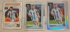 Lot x3 - 2025-26 Donruss - LIONEL MESSI - #3 Dominators / #154 Optic Holo & Base