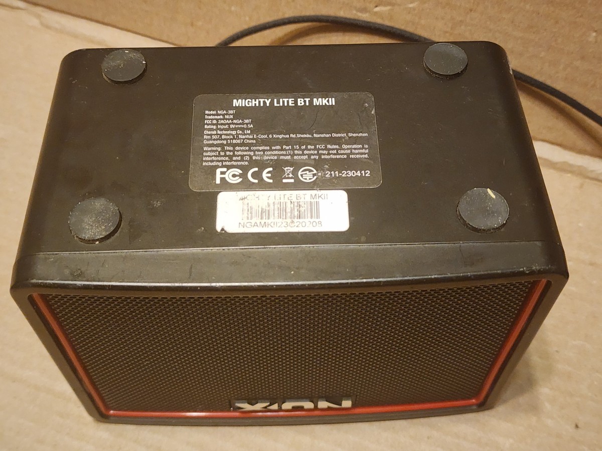 NUX MIGHTY LITE BT MKII PORTABLE GUITAR AMP COMBO BLUETOOTH NGA