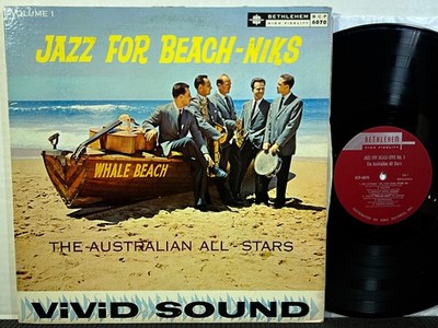THE AUSTRALIAN ALL-STARS Jazz For Beach-Niks LP BETHLEHEM BCP-6070 MONO
