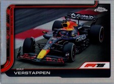 2025 Topps Chrome Formula 1 F1 #73 Max Verstappen Refractor Card Oracle Red Bull