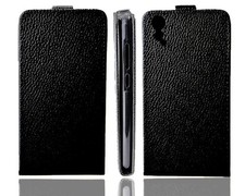 caseroxx Flip Cover per Cubot X9 in ecopelle nera
